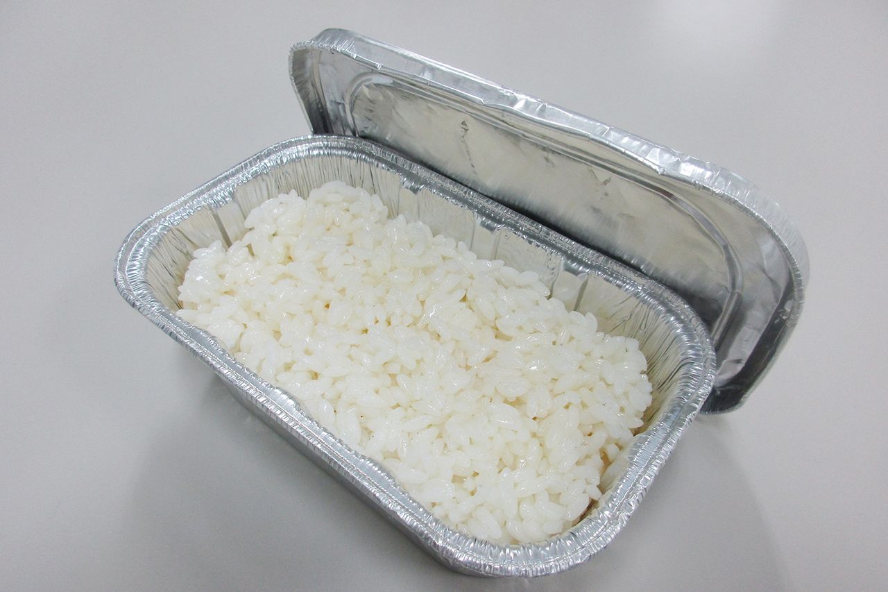 静岡県の個人別アルミパックの米飯