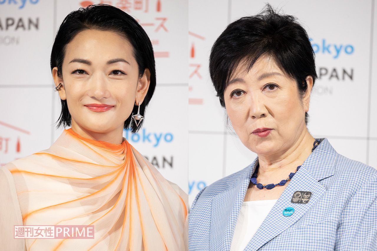 冨永愛、小池百合子都知事
