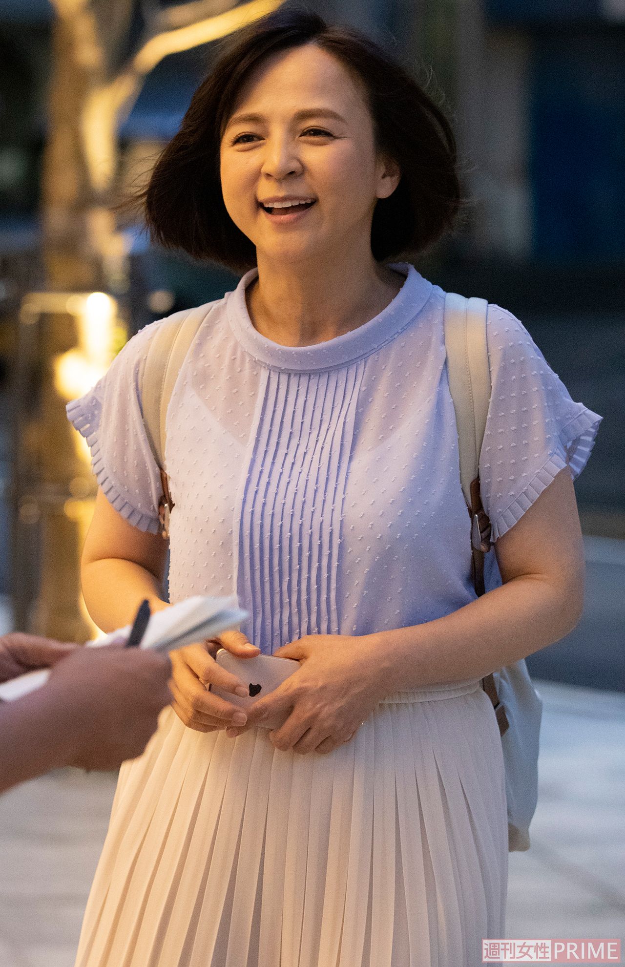 いとうまい子　突撃の直撃取材にも若々しい少女のような笑顔！ 