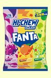 日本コカ・コーラの炭酸飲料『ファンタ』の味わいを森永製菓のキャンディ『ハイチュウ』で表現。期間限定ながら、昨年に続き今年も4月末から発売中