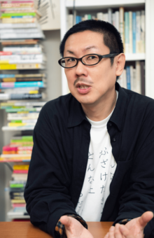 一つひとつのエピソードを言葉を大切に選んで話してくれる枡野さん（撮影／伊藤和幸）