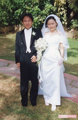結婚式のとき。夫は家族思いで優しく、うつ状態でも就職活動をしてくれていた