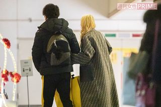 新カレとイチャつく加藤紗里（'21年1月）