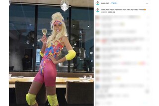 2023年のハロウィンではバービー人形の仮装をしていた森泉（本人のインスタグラムより）