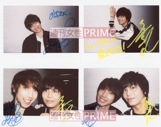 おふたりが撮影したサイン入り写真を計4名様にプレゼント。週刊女性PRIMEのサイト内で画像をクリックすると応募方法のページにとびます（応募締め切りは2018年1月19日です）