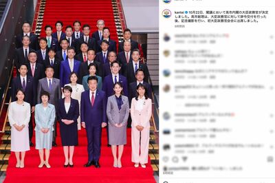 高市内閣で環境大臣政務官に抜擢された森下千里氏（前列右端、首相官邸公式インスタグラムより）