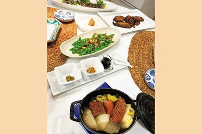 インスタグラムに登場するリアルな食卓。「ぱっと作れて、身体を彩るものを」という考えのもと、この日も和風ポトフをはじめとするメニューがずらり！