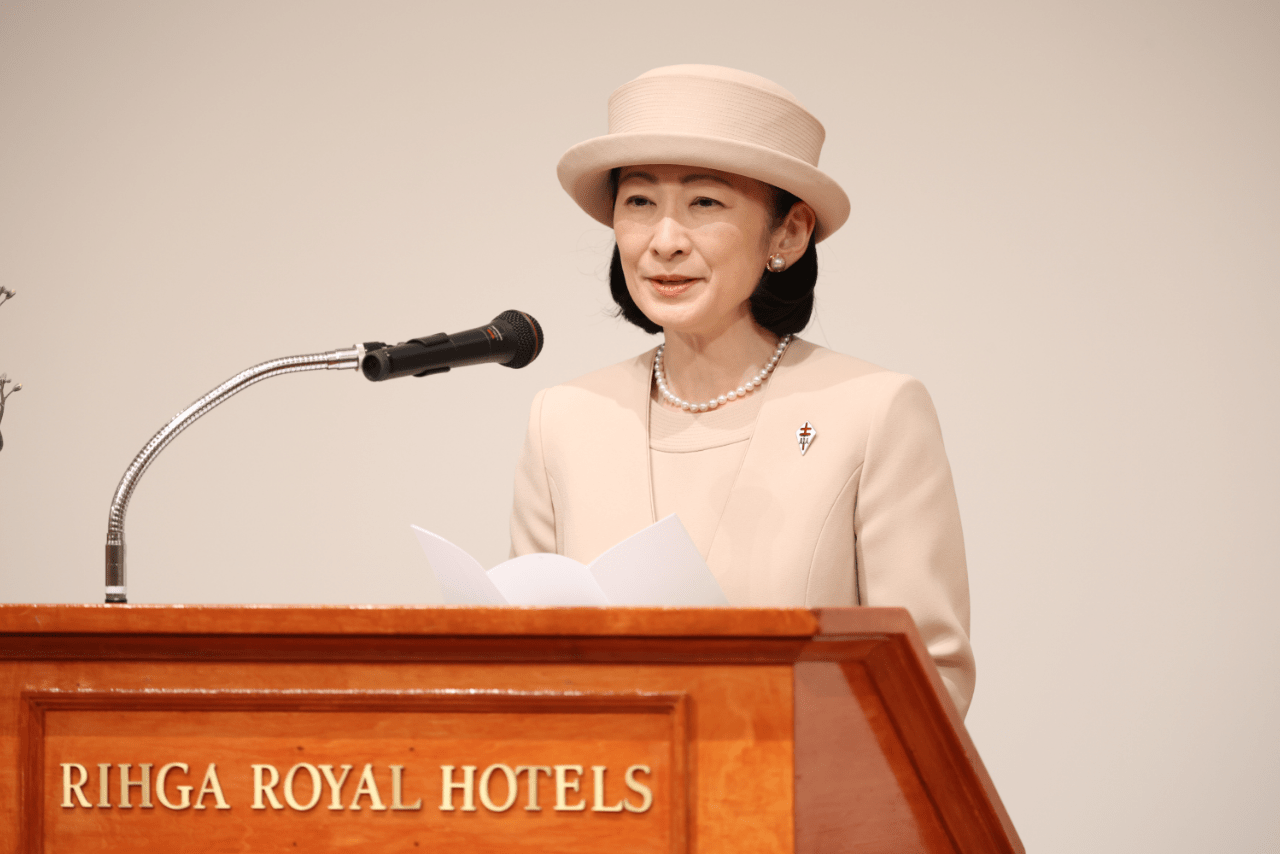 第75回結核予防全国大会に出席し、おことばを述べる紀子さま（2024年3月15日）