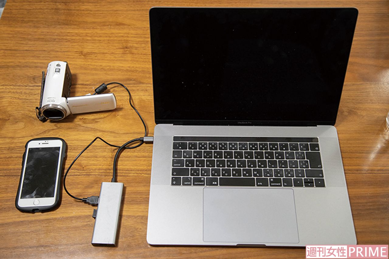 コンパクトな撮影＆編集セット。照明機材なども使っていない　撮影／齋藤周造