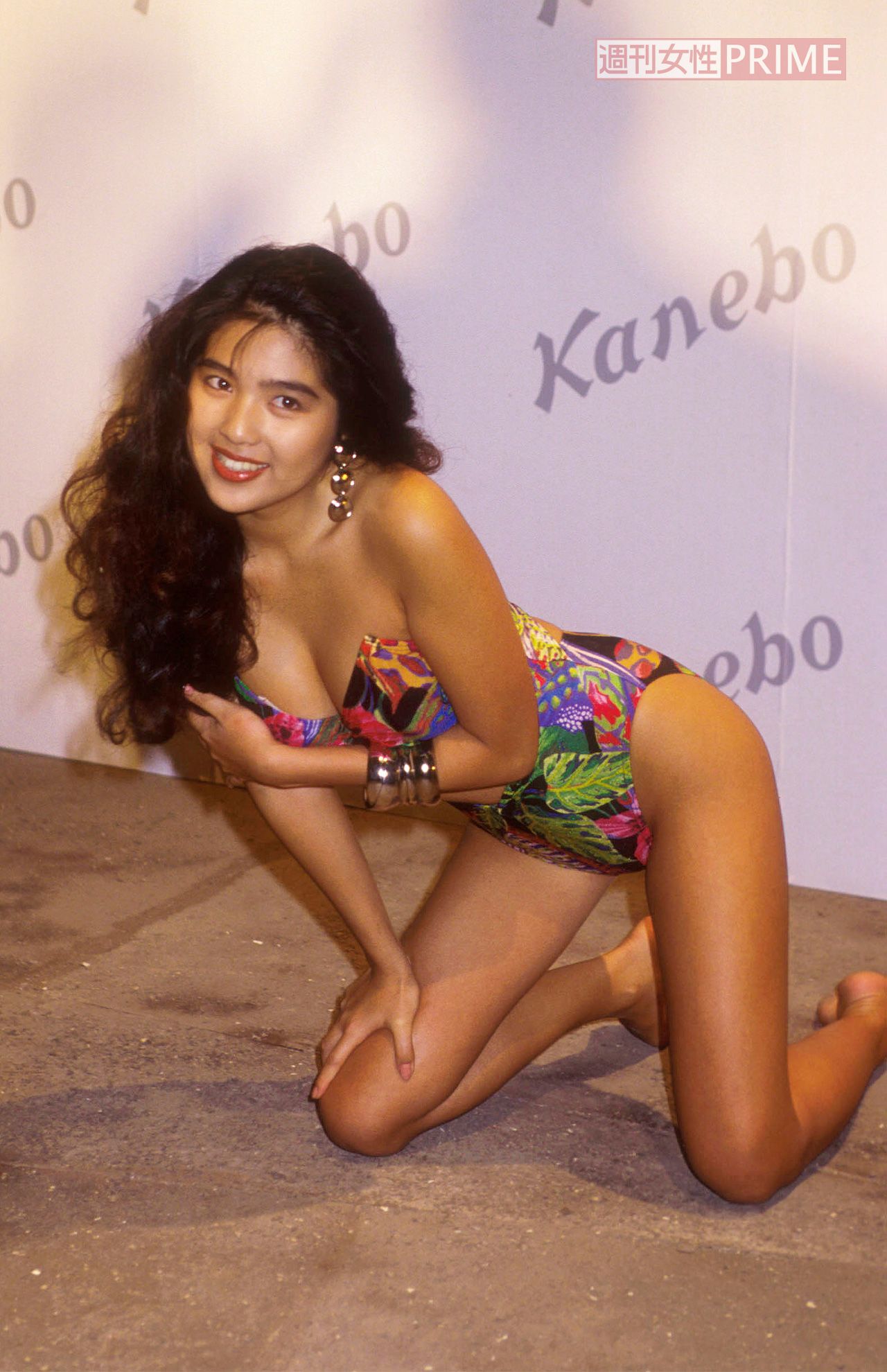 『カネボウ』キャンペーンガール時代の飯島直子