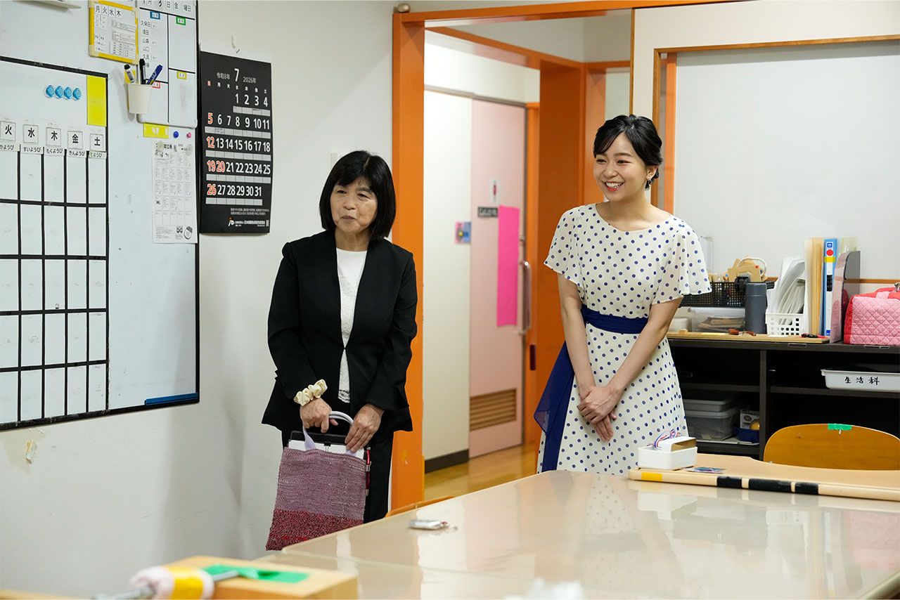 7月3日、横浜市中区にある盲学校「横浜訓盲学院」を私的に訪問された佳子さま