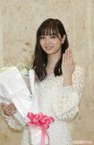 新川優愛 結婚会見(2019年) 撮影/近藤陽介