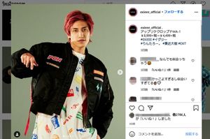 自身のブランドをSNSで公開する兼近。称賛のコメントが相次ぐ