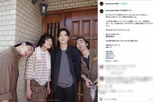 2024年のテレ東ドラマ『錦糸町パラダイス』で共演した岡田将生と柄本時生（右）
