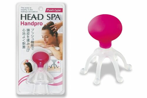 ヘッドスパハンドプロ（プッシュタイプ）/満天社　※画像をクリックするとAmazonの商品ページにジャンプします。