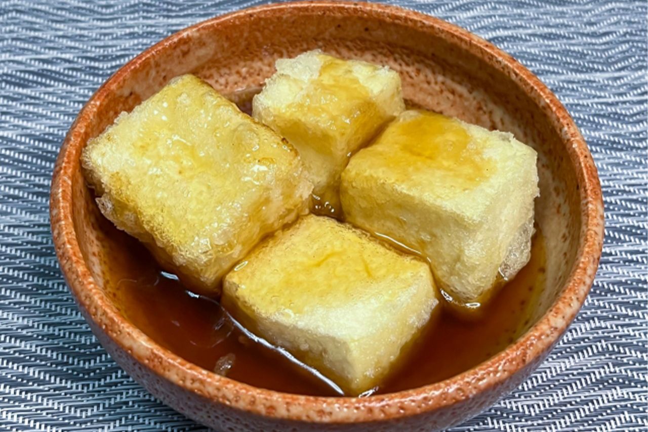 揚げ出し豆腐はアルコール度数の高い日本酒から胃を守るのに最適なおつまみ