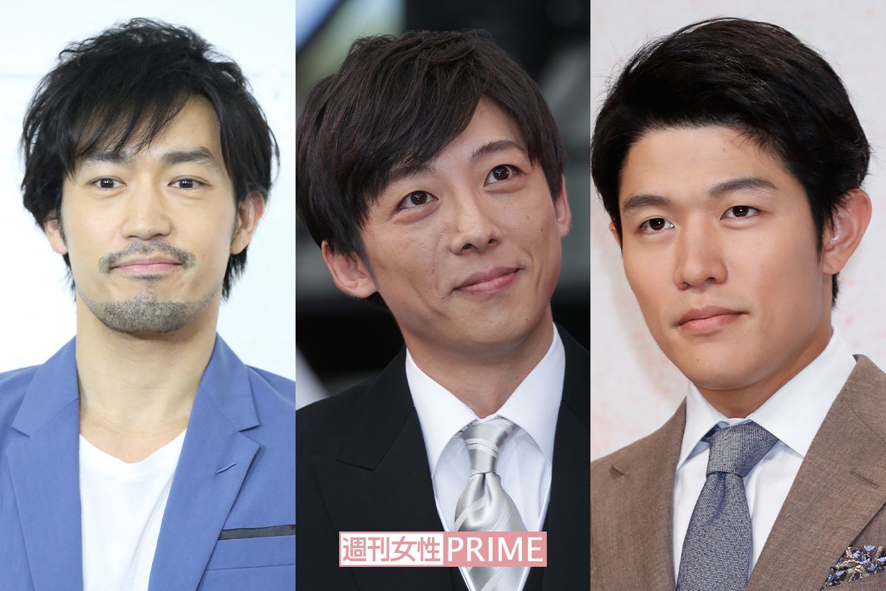 左から大谷亮平、高橋一生、鈴木亮平