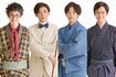 左からキース役・大野拓朗、伊能栞役・高橋一生、北村藤吉役・松坂桃李、藤岡新一役・千葉雄大 (c)NHK