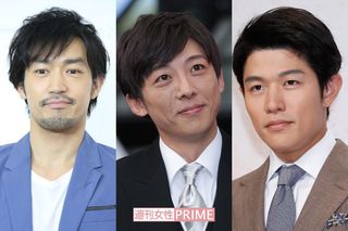 左から大谷亮平、高橋一生、鈴木亮平