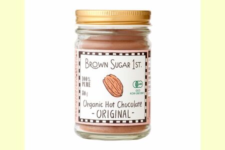 有機ホットチョコレートオリジナル（80g）／ブラウンシュガーファースト　※画像をクリックするとAmazonの商品ページにジャンプします。