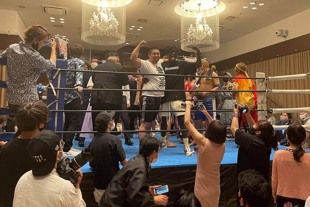 9月19日、格闘家デビューした日のへずまりゅう