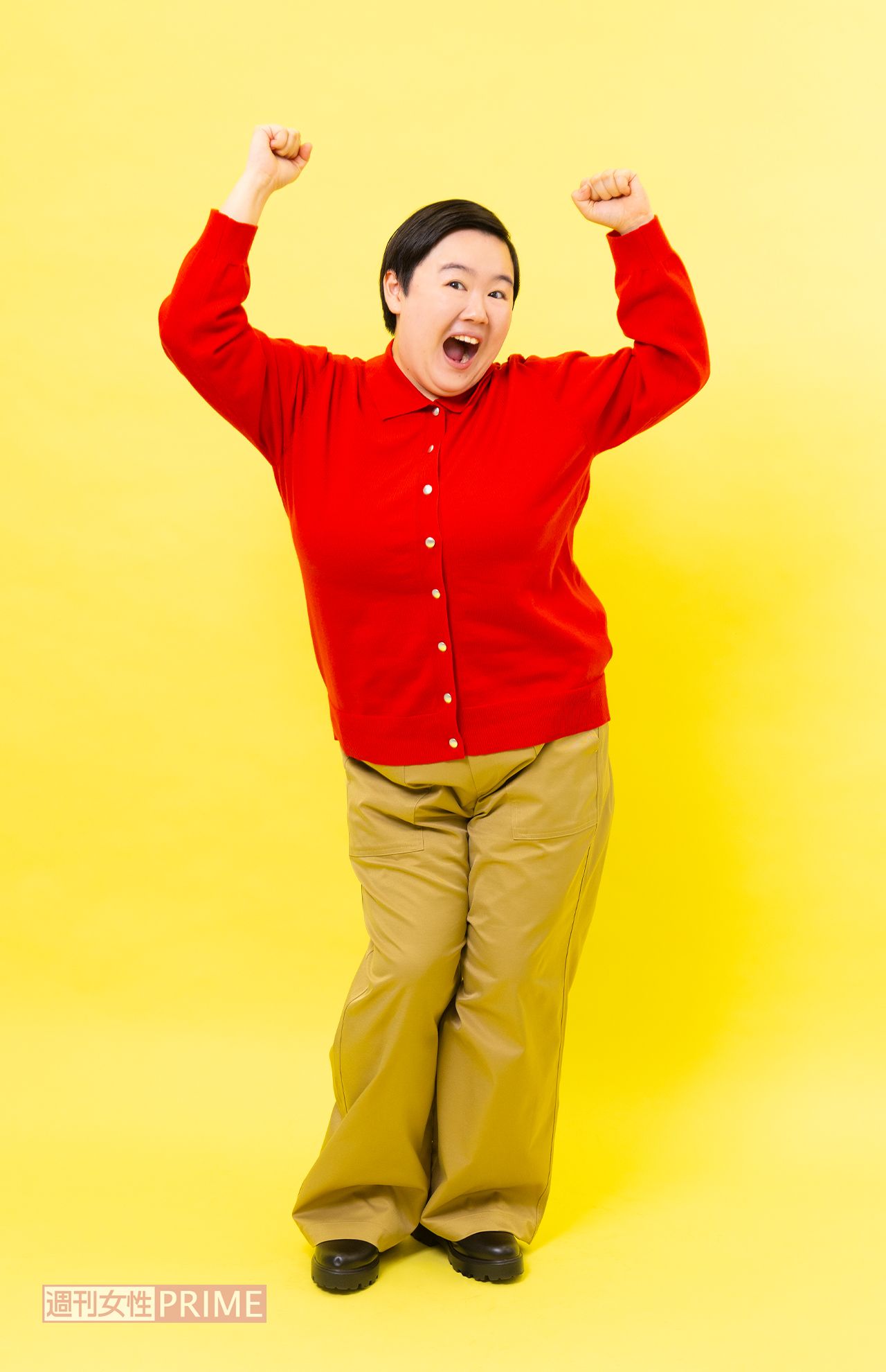 やす子　撮影／吉岡竜紀　ヘアメイク／hmClair　スタイリスト／大野紗也