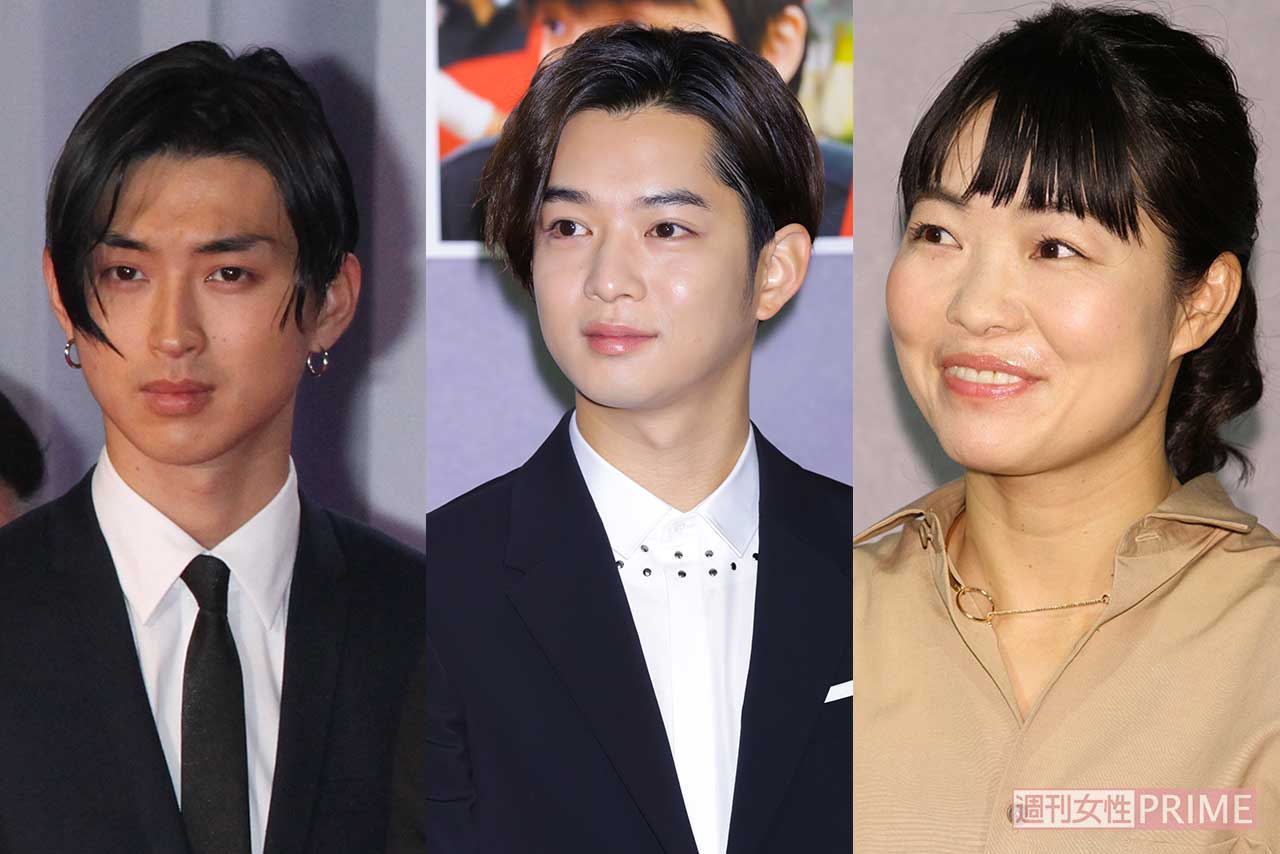 左から松田翔太、千葉雄大、イモトアヤコ