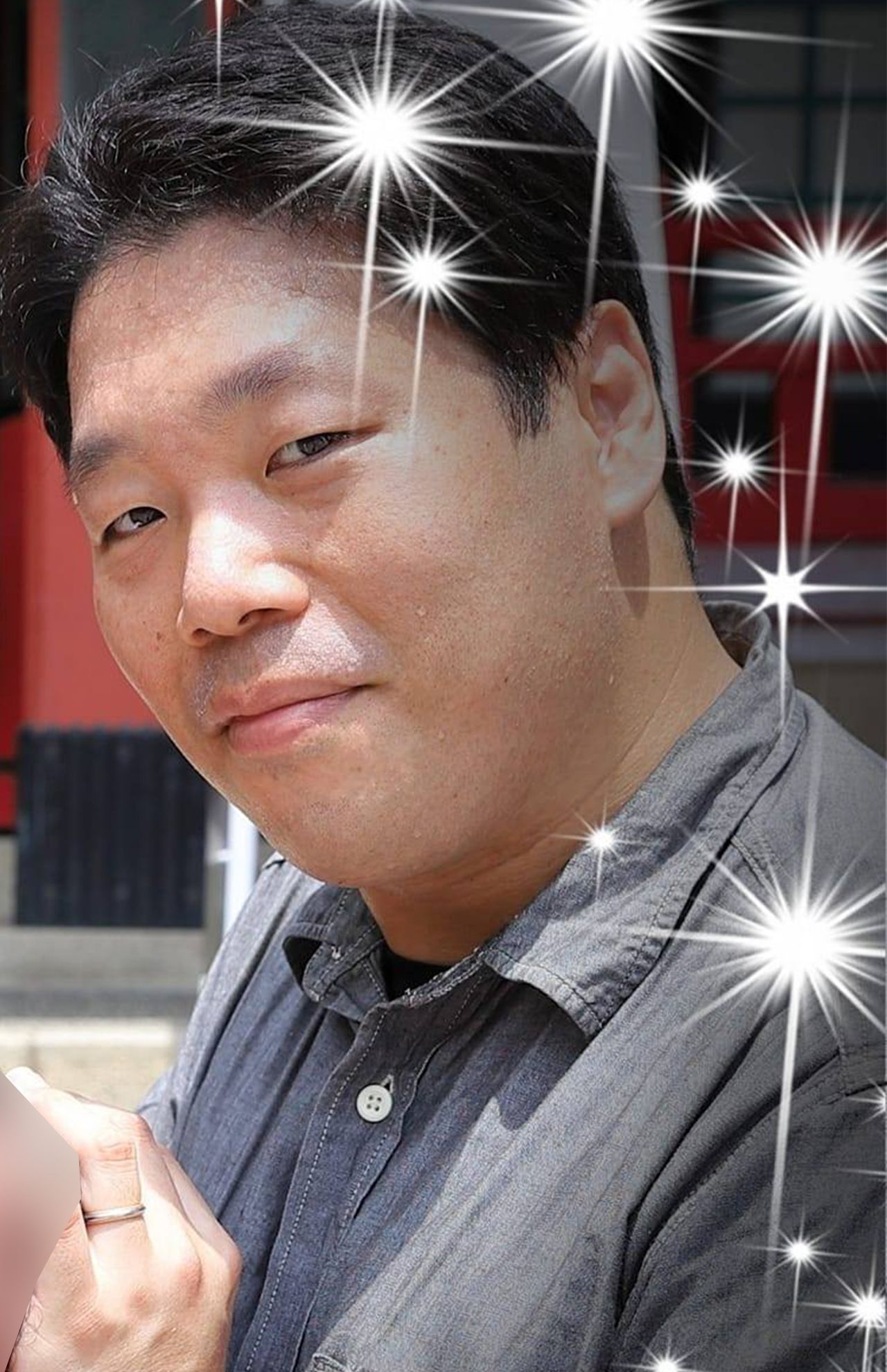 西岡竜司容疑者（本人のフェイスブックより、一部加工）