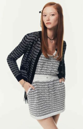 永野芽郁が着用していたとされるカーディガン（シャネル公式ホームページより）