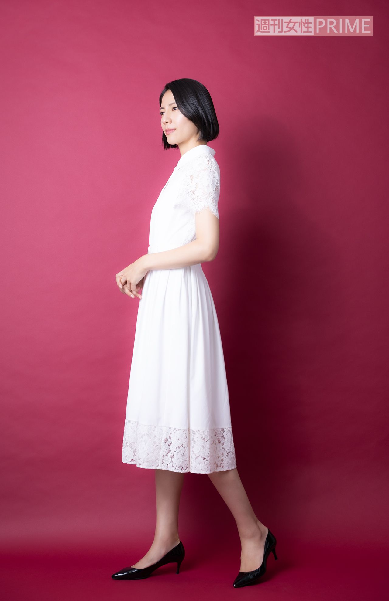 松下奈緒　撮影／矢島泰輔　ヘアメイク／土橋大輔　スタイリング／大沼こずえ　衣装協力／ダイアグラム、テイクアップ