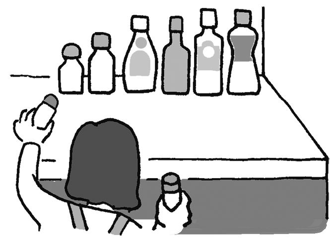 “とりあえずきれいに並べる”だけでも片づいたように見える！