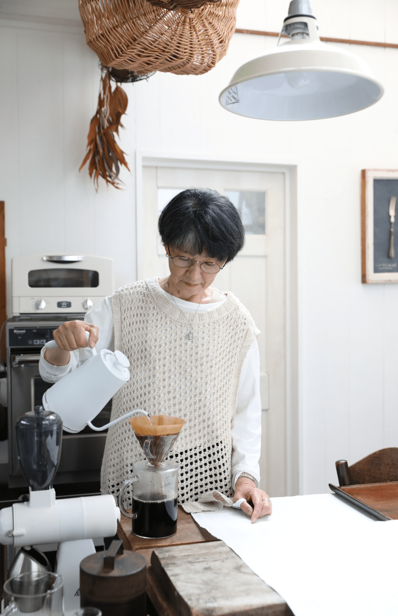 豆をひいてコーヒーをいれる、ゆったりとした時間が好き