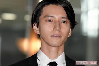 湾岸警察署から出てきた田口淳之介（'19年6月）