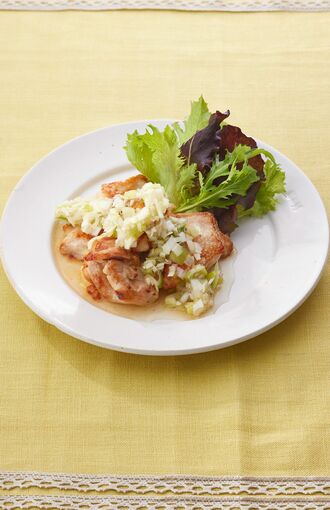 鶏肉のねぎ塩レモンだれ