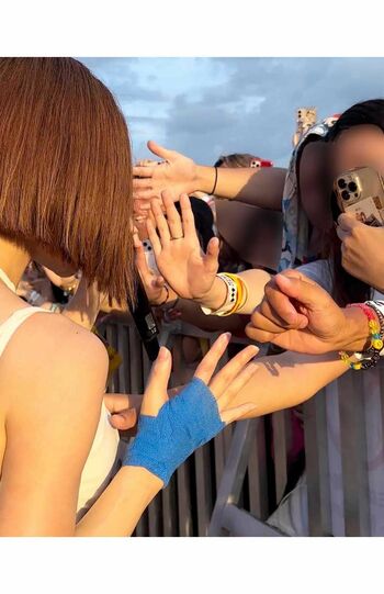 観客に胸を触られたことを訴えたDJSODA（本人のツイッターより）