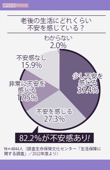 N＝4844人（調査生命保険文化センター「生活保障に関する調査」／2022年度より）
