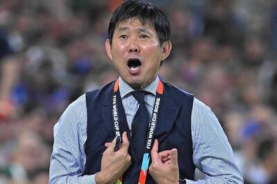 《W杯》森保一監督「心を一つに」試合前日のサポーター決起集会に“サプライズ登場”、熱すぎる名将の異例…