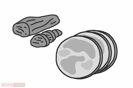 免疫力をアップさせる肉（イラスト／幸内あけみ）