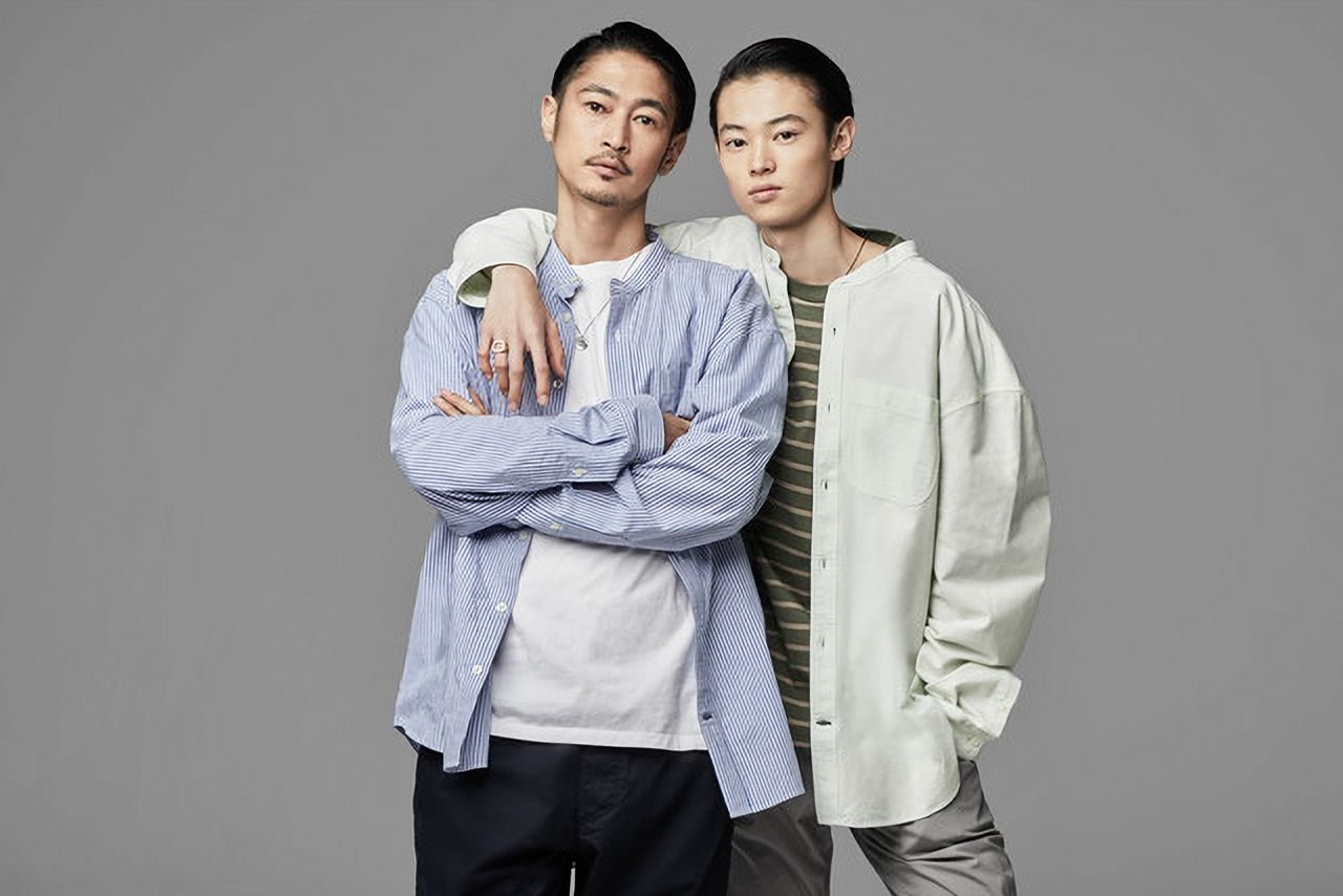 窪塚洋介（44）＆愛流（19）　先月には紳士服メーカーのCMでも共演している（写真は『GAP』2021年ビジュアル）