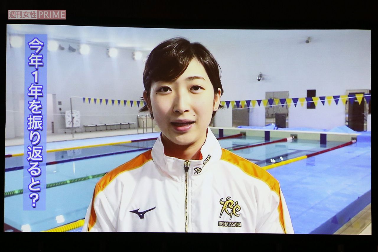 2020年12月、『毎日スポーツ人賞』表彰式にVTR出演で参加した池江璃花子選手