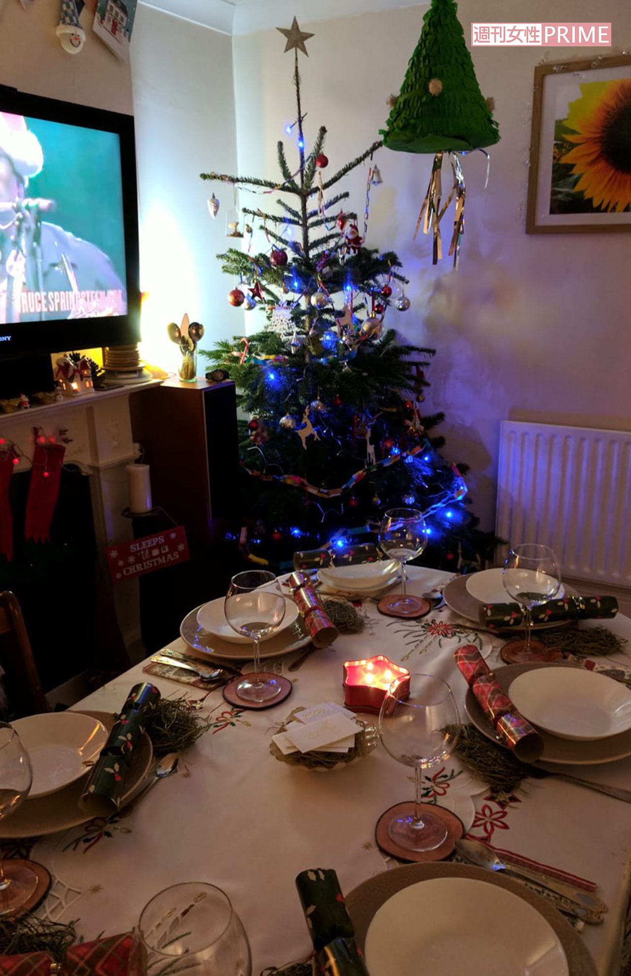 昨年、イギリスでのクリスマスの様子（写真／海音さん提供）