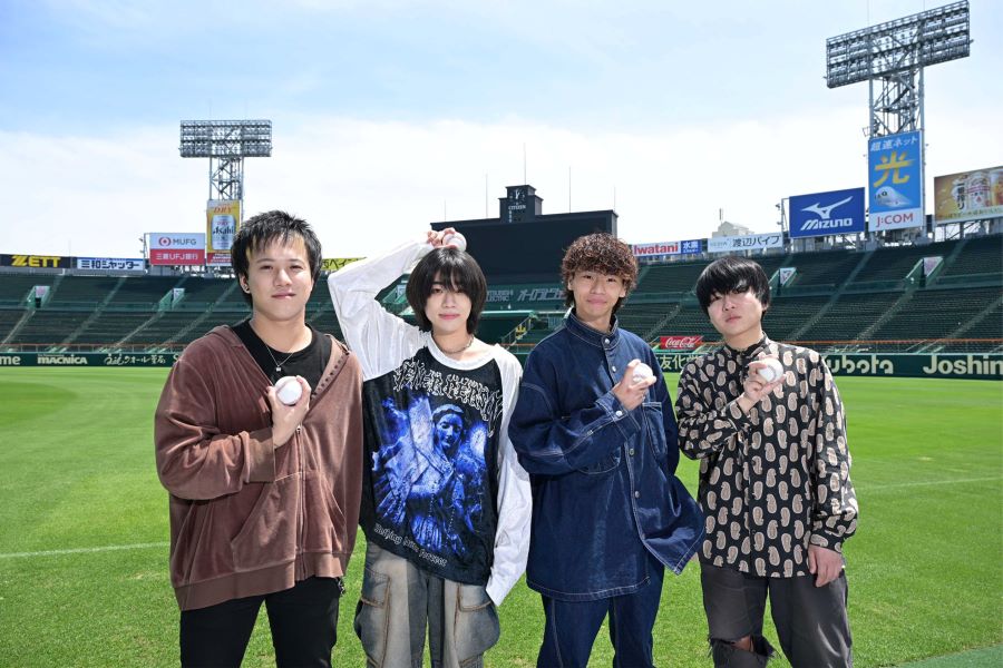 『熱闘甲子園』のテーマソングを担当するねぐせ。（公式Xより）