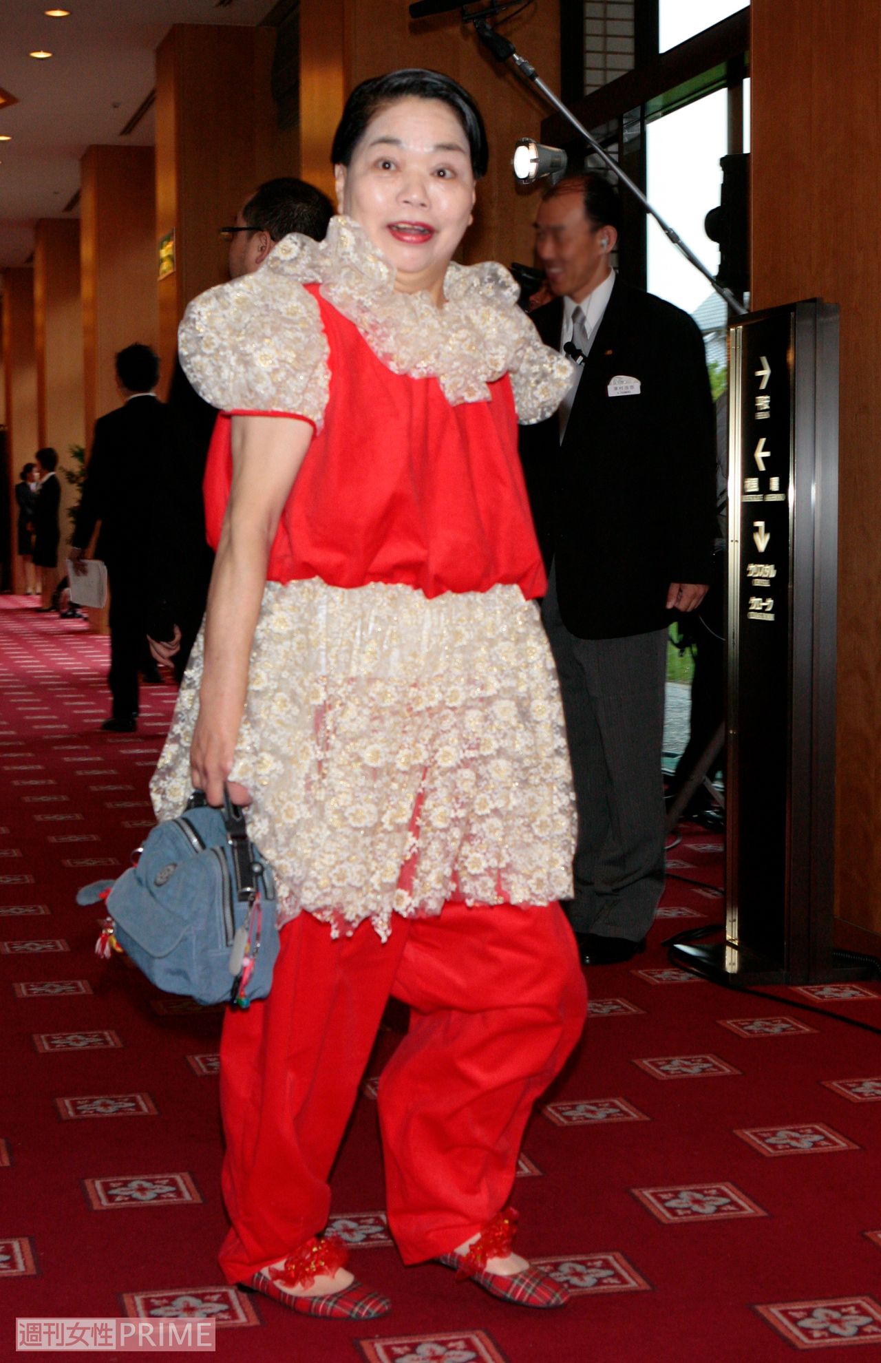 遠くからでもわかる今くるよ（'07年、陣内智則・藤原紀香結婚披露宴）