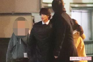 ドラマのロケに姿を表した平野紫耀