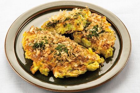 さば缶のお好み焼き　撮影／向村春樹