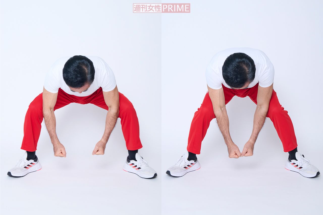 【本山式筋トレ】ひじ・ひざPUSH　撮影／山田智絵