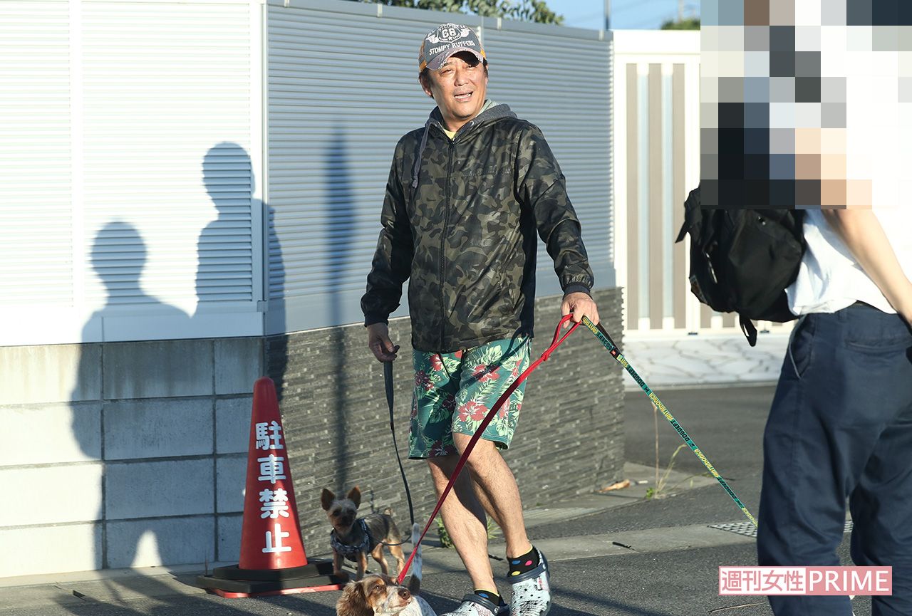 直撃取材を受ける坂上忍（'18年）