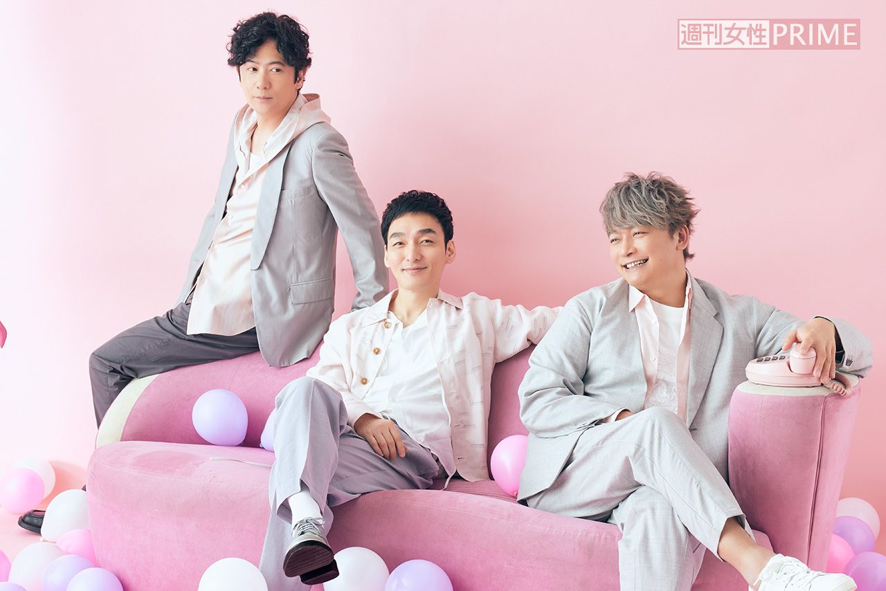 新しい地図・稲垣吾郎、草なぎ剛、香取慎吾　撮影／廣瀬靖士（2024年）