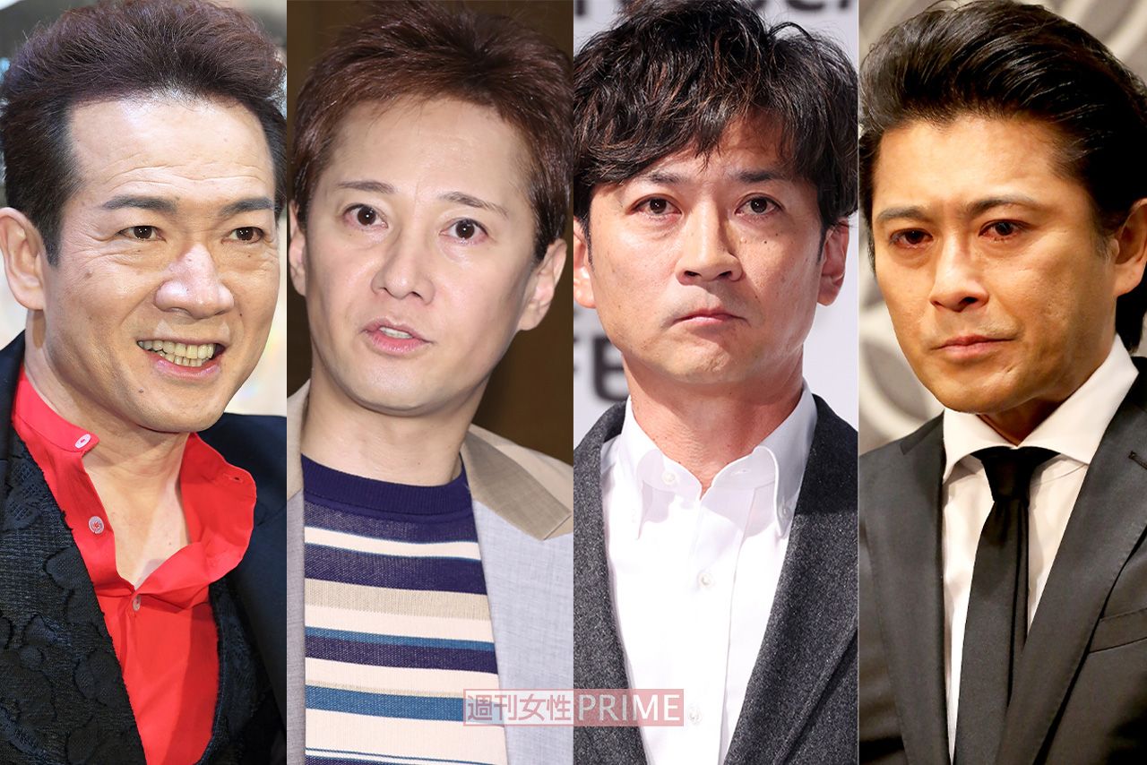 左から田原俊彦、中居正広、国分太一、山口達也