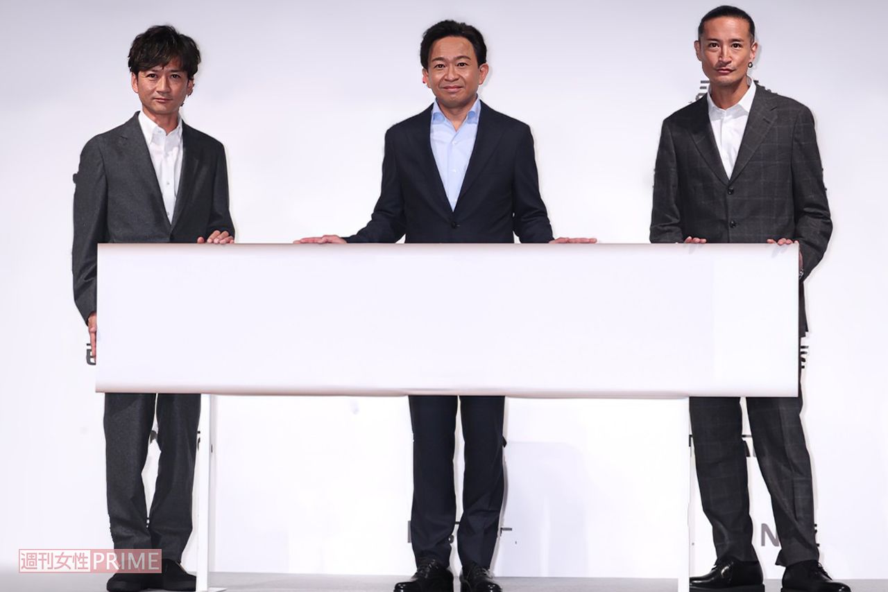 TOKIO（写真左から国分太一、城島茂、松岡昌宏）